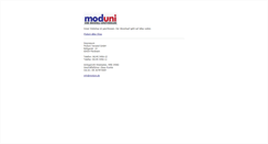 Desktop Screenshot of moduni.de