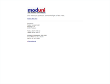 Tablet Screenshot of moduni.de